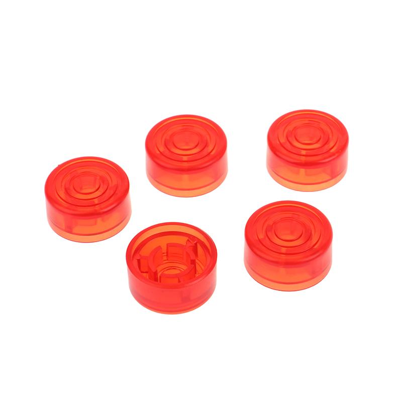 5 Pcs Guitar Effect Pedal Foot Nail Cap Parts Foot Switch Toppers Knob Plastic Bumpers Footswitch Protector Accessories