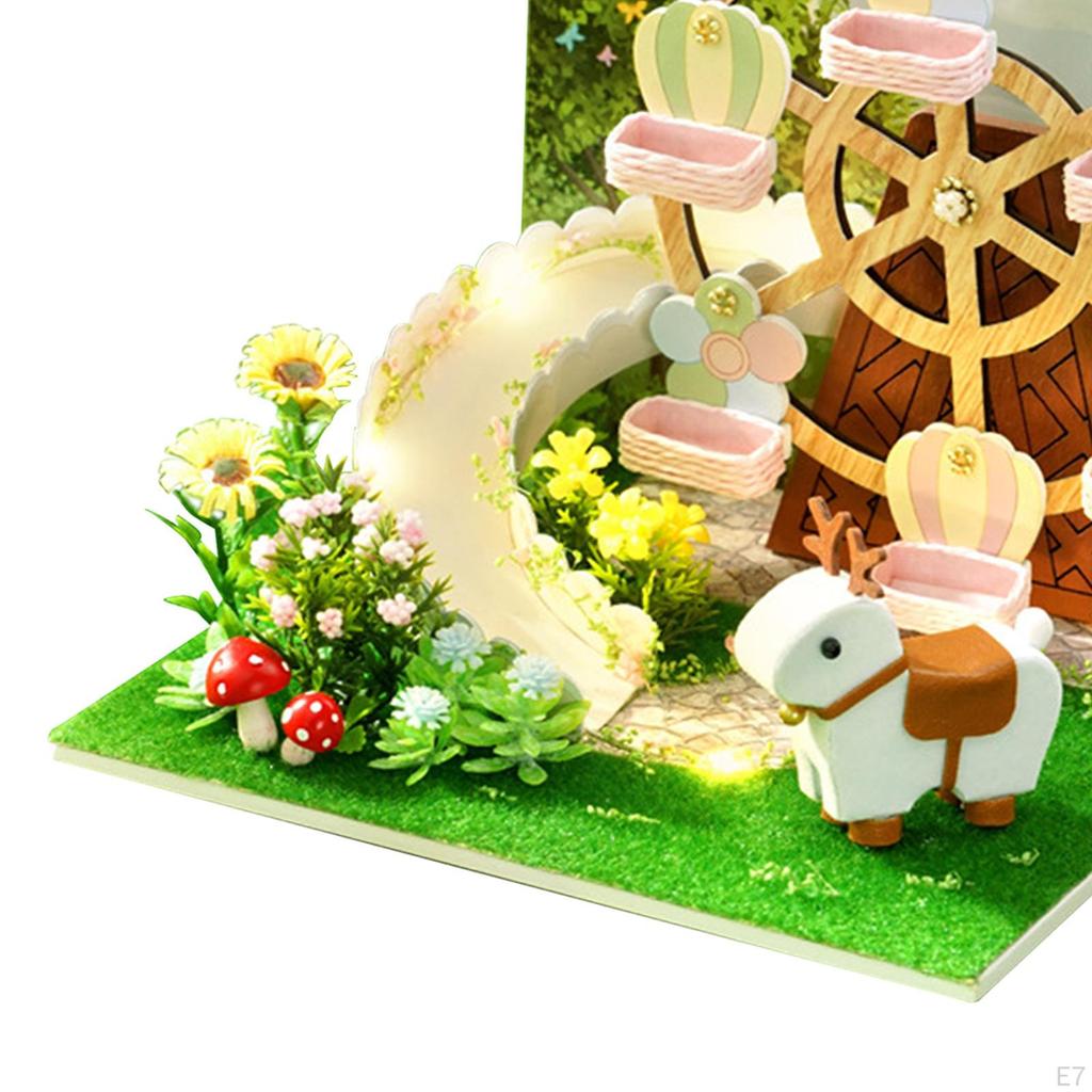 Casa de Papusi Kit Mobila DIY Artizanat Ornamente Model Camera Creativa Copii