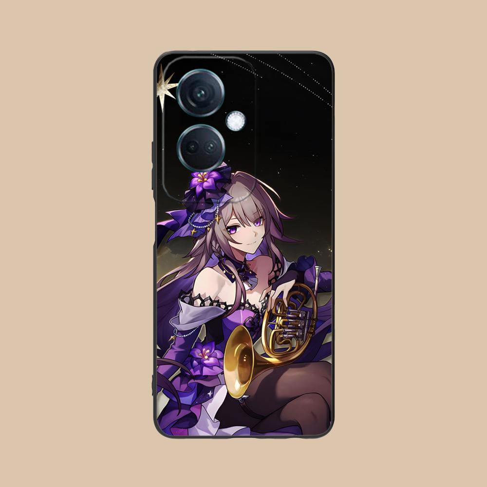 HSR Herta Матовый ТПУ Чехол для Мобильного Телефона для OPPO Reno 14 13 12 11 10 9 8 7 6 5 F T Pro 5G Цветная Печать OPPO Reno5 5G