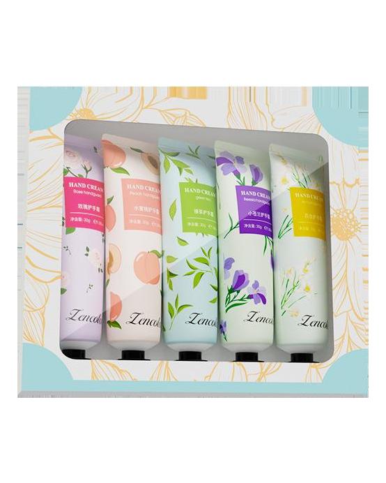 Kamille-Handcreme-Set, feuchtigkeitsspendende, feuchtigkeitsspendende, nährende Handcreme, Four Seasons, zarte weiße Handcreme, 10 Geschmacksrichtungen, Fruchtduft