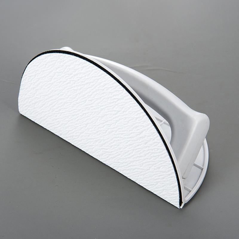 Halbkreisförmiges Innenwinkelschleifwerkzeug, Selbstklebende Kunststoff-Hochwertige Handschleifplatte