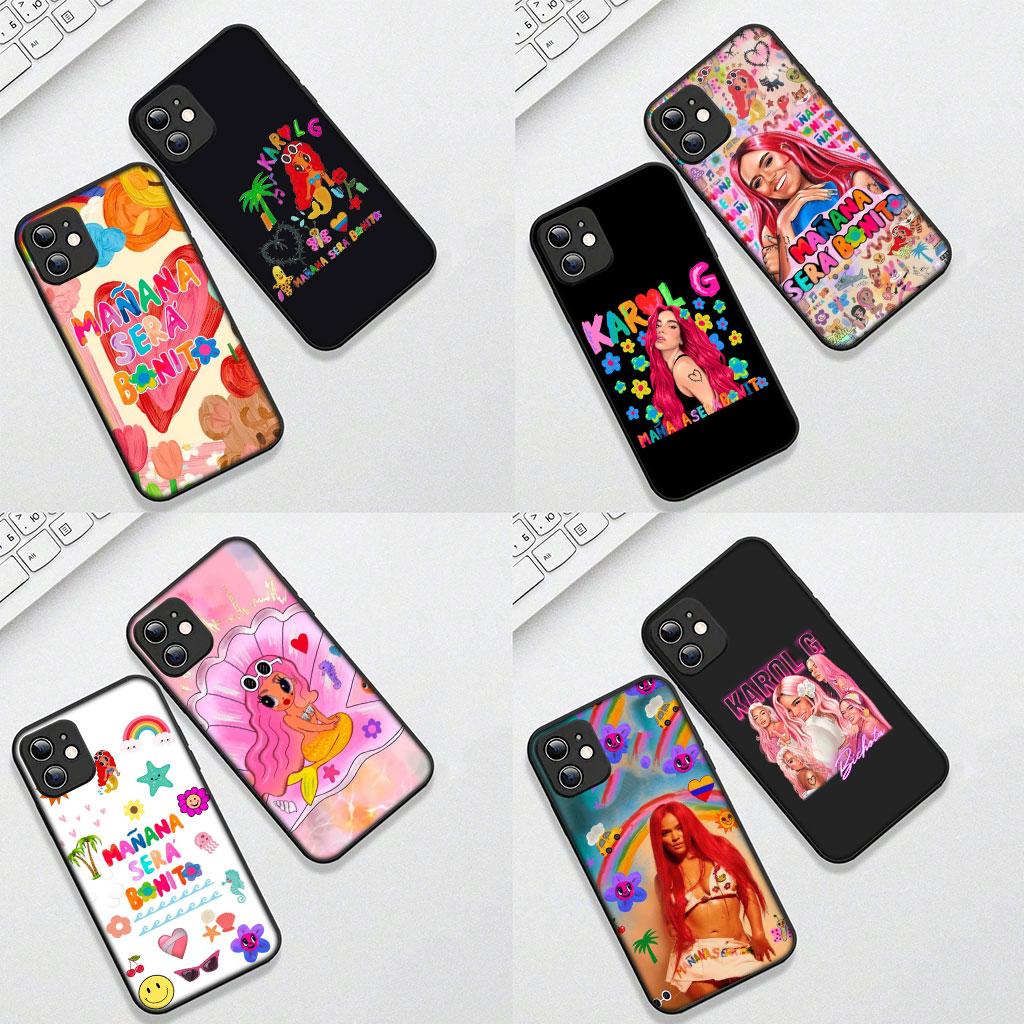 Soft Phone Cover for Apple iPhone 17 16 14 15 Pro Max Plus 15+ 16E XR ProMax Air Case Karol G Manana Sera Bonito Casing