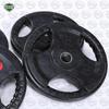 Rubberized Cast Iron Barbell Set