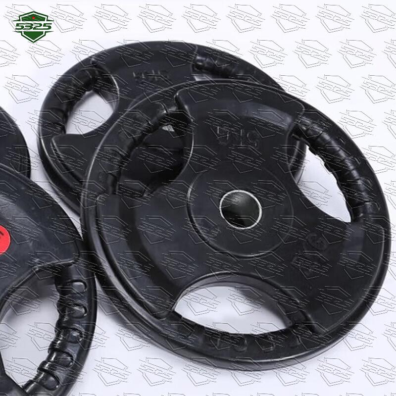 Rubberized Cast Iron Barbell Set