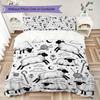 Vintage Sheep Pattern Bedding Uilt Set Uilt Cover Pillowcase Home Decoration Birthday Gift (1 * Duvet Cover + 2 * Pillowcase Without Core)