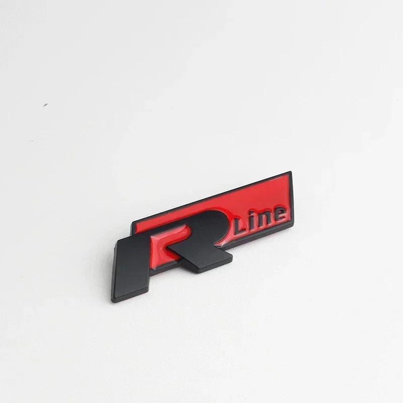 VW 2026 Hot Car Front Grille Emblem for Volkswagen Rline Polo Passat B5 B7 Golf 3 4 5 Jetta Touareg Beetle Tail Trunk Fender Bad FMPQT1