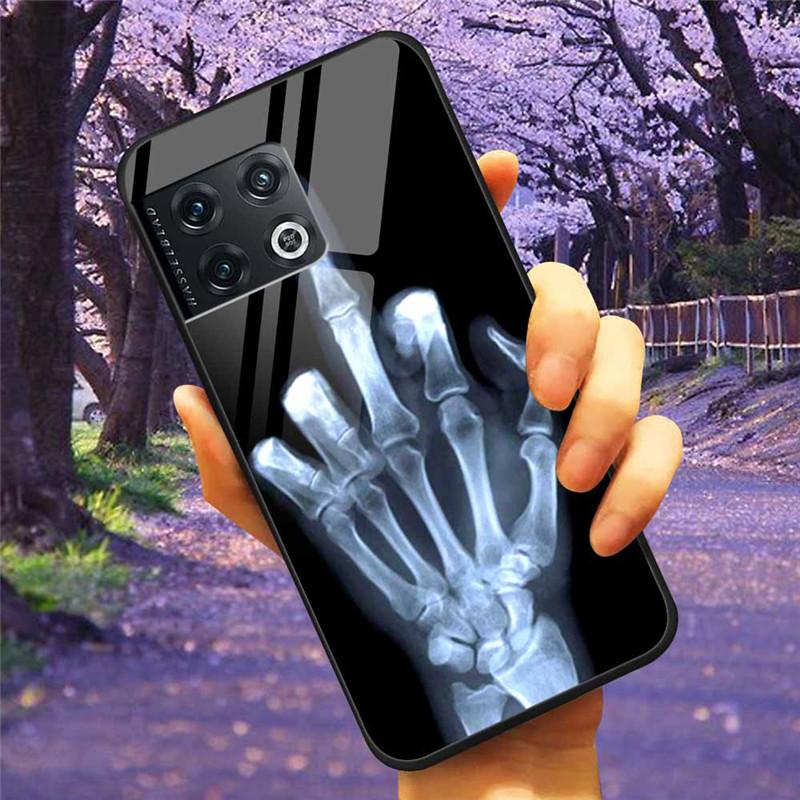 Für OnePlus 10 Pro 5G Hülle 6,7'' Gehärtetes Glas Sternenmarmor Harte Rückseite für One Plus 10Pro Funda Capa Oneplus10pro Coque