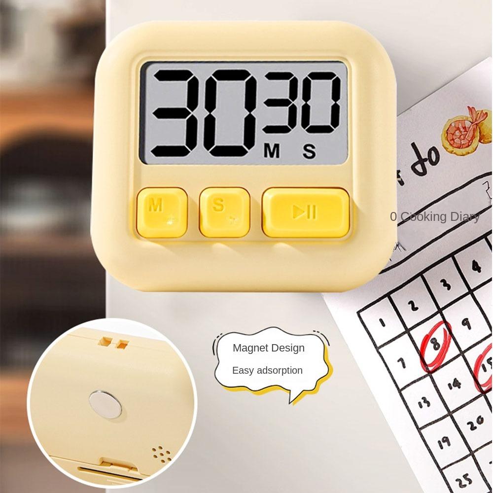 LCD Digital Kitchen Timer with Stand Alarm Clock Counter Portable Countup Timer Timer Reminder