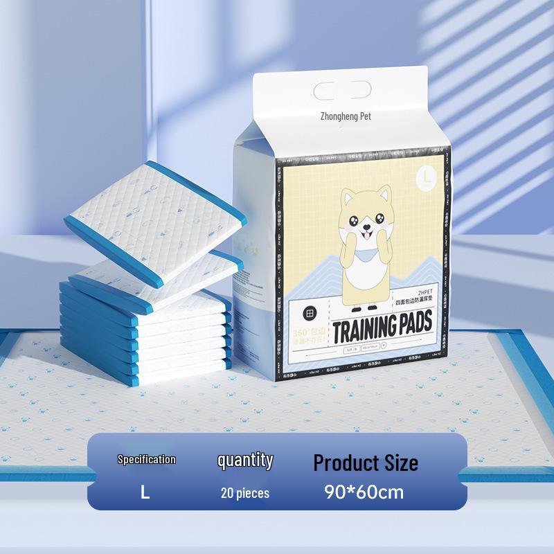 

ZhongHeng Leak-Proof Dog Incontinence Pad with Four-Sided Edging and Strong Absorbency