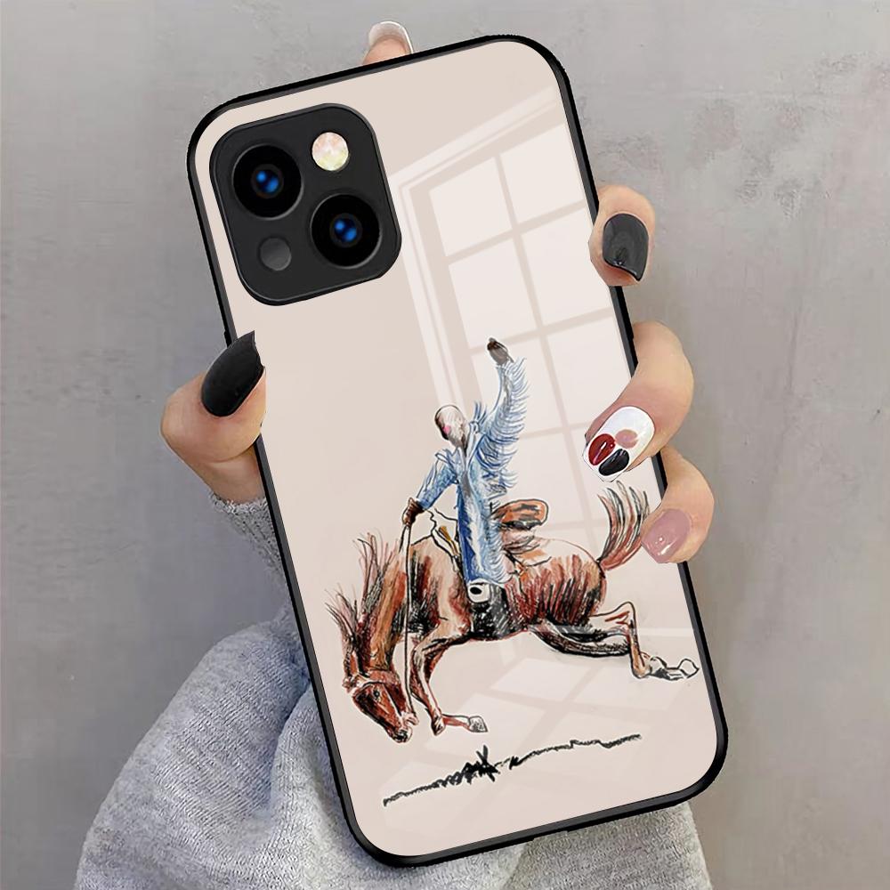 B-Bad B-Bunny Phone Case For IPhone 17 Pro Max 16 15 14 Pro Max 13 11 X Xs Xr 8 7Plus Glass Cover