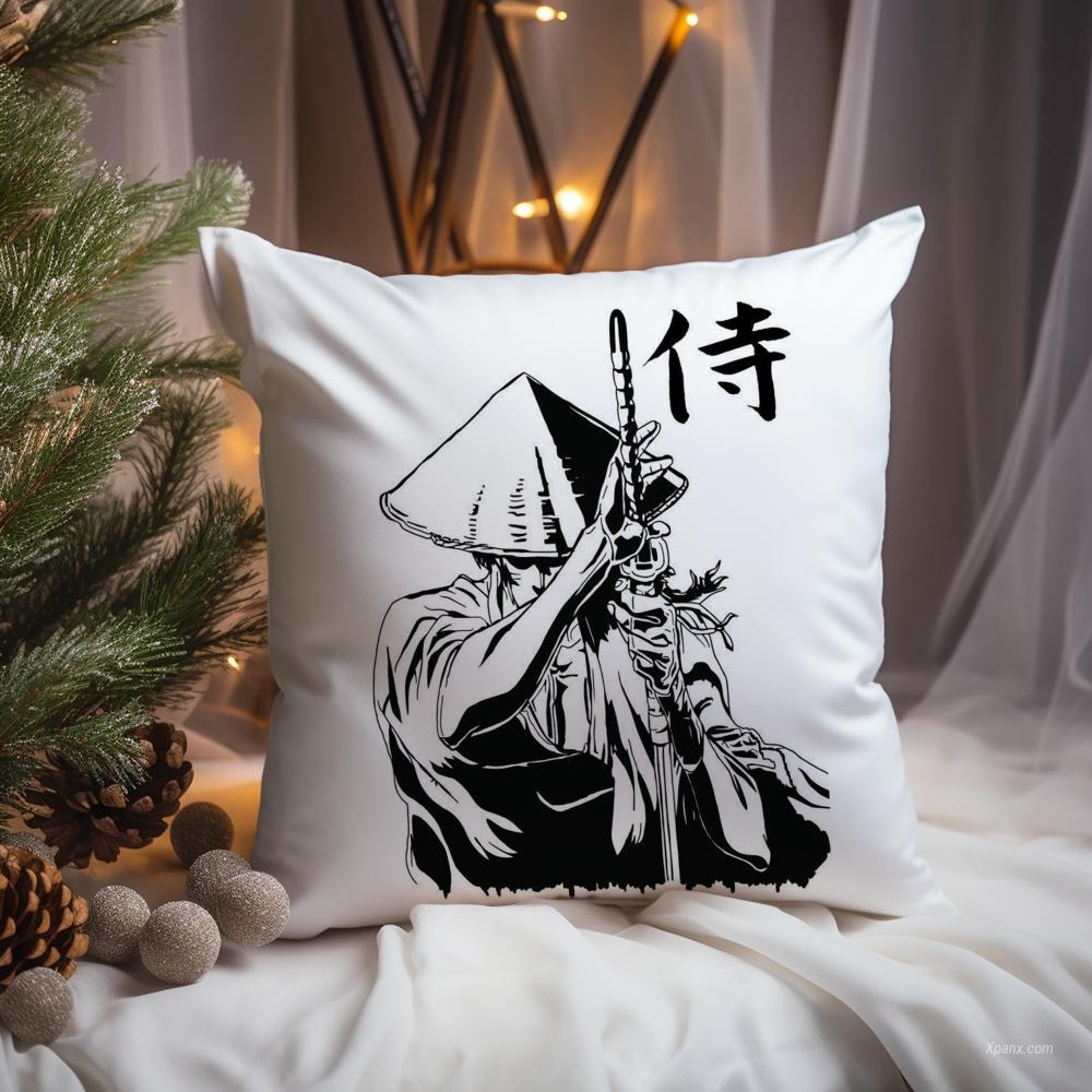 N-Ninja S-Scroll Game Cushion Cover Premium Comfort Reversible Pillow Cove -Two In One Design for Any Room & Car Interior