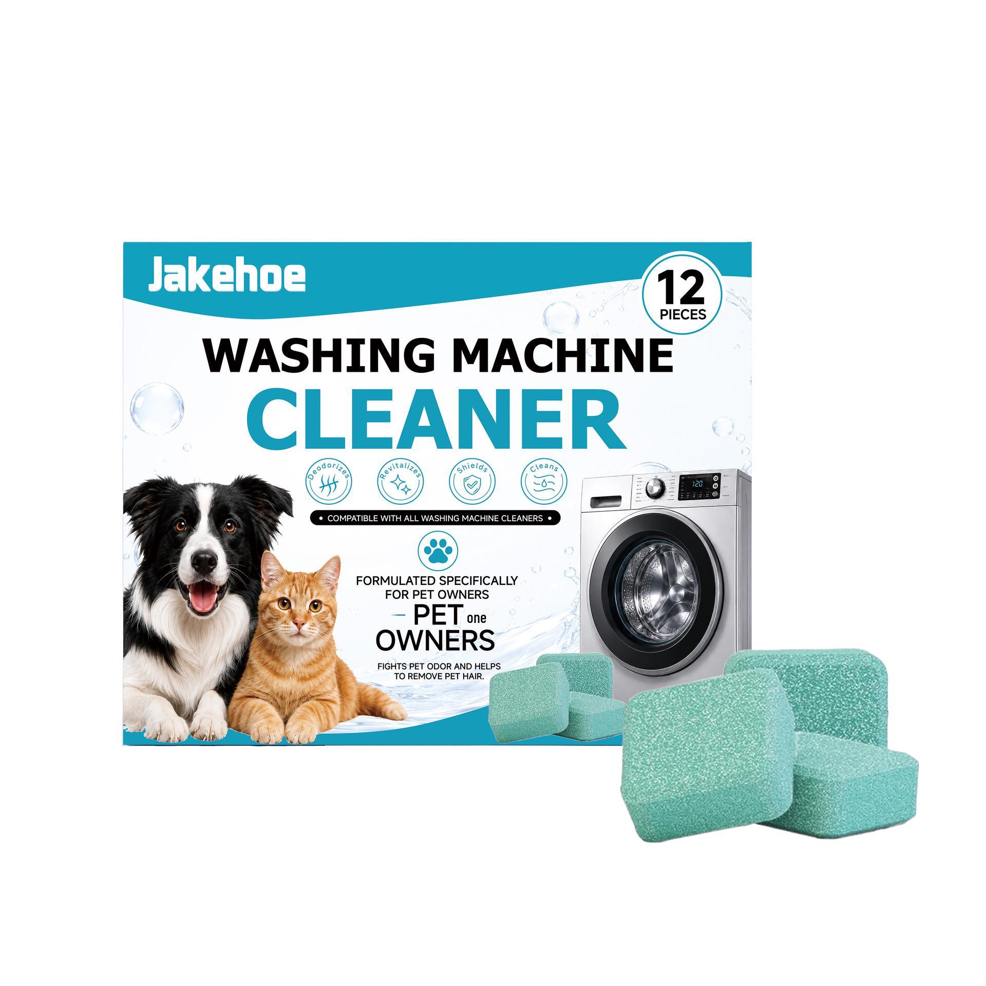 JAKEHOE Washing Machine Cleaner Tablets – Gentle and Convenient for Daily Use, Effectively Cleans Dirt Inside Your Machine