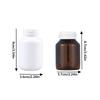 1Pcs 130/150Ml Empty Plastic Bottle Health Supplements Vitamin Tablet Refill Bottle With Pull-Ring Tear Off Cap Pill Container