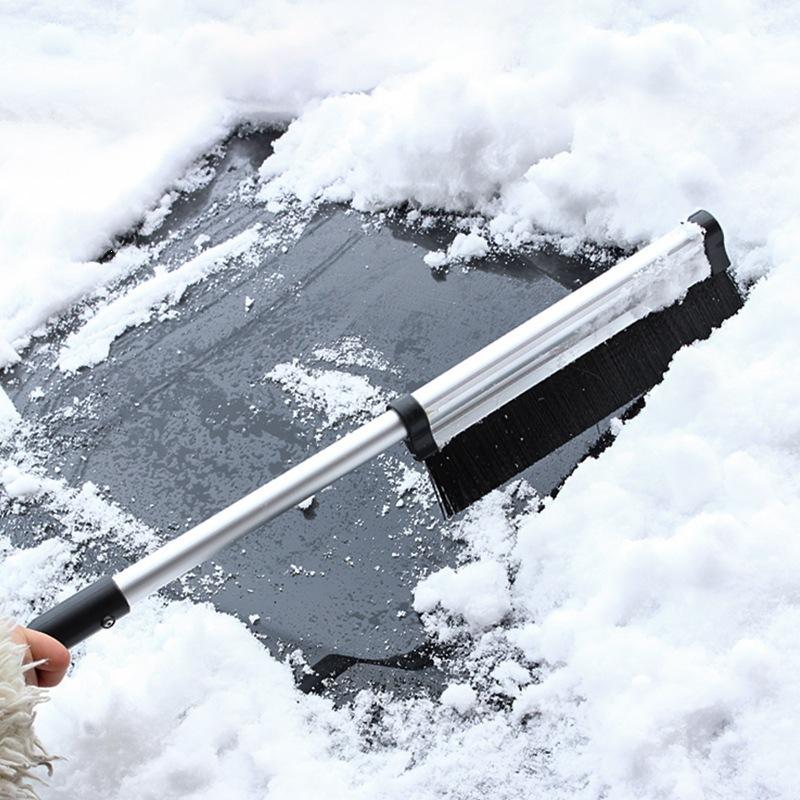 Telescopic Car Snow Brush Ice Scraper Retractable Extendable Snow Removal Tool Windshield Auto Cleaning Tool Winter Accessories
