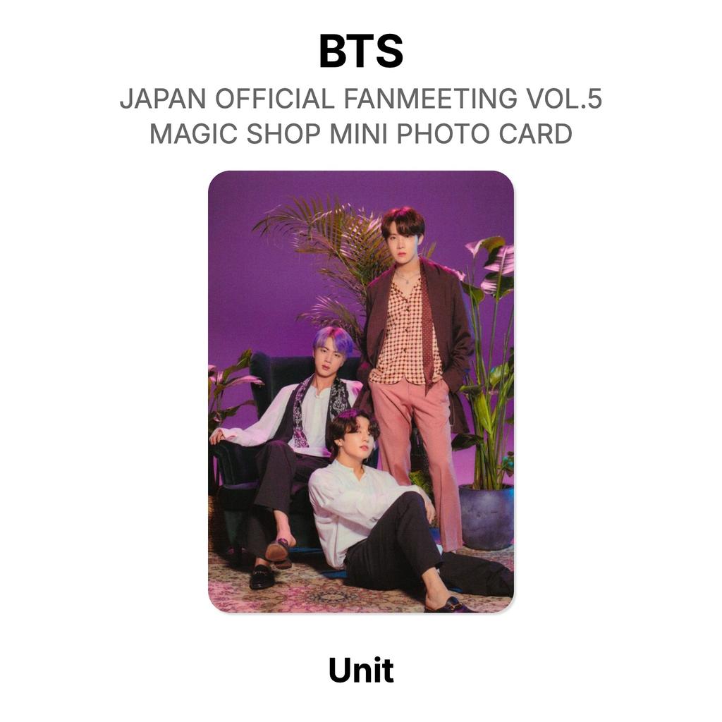 BTS JAPAN OFFIZIELLES FANMEETING VOL.5 MAGIC SHOP MINI-FOTOKARTE Offizielle Fotokarte