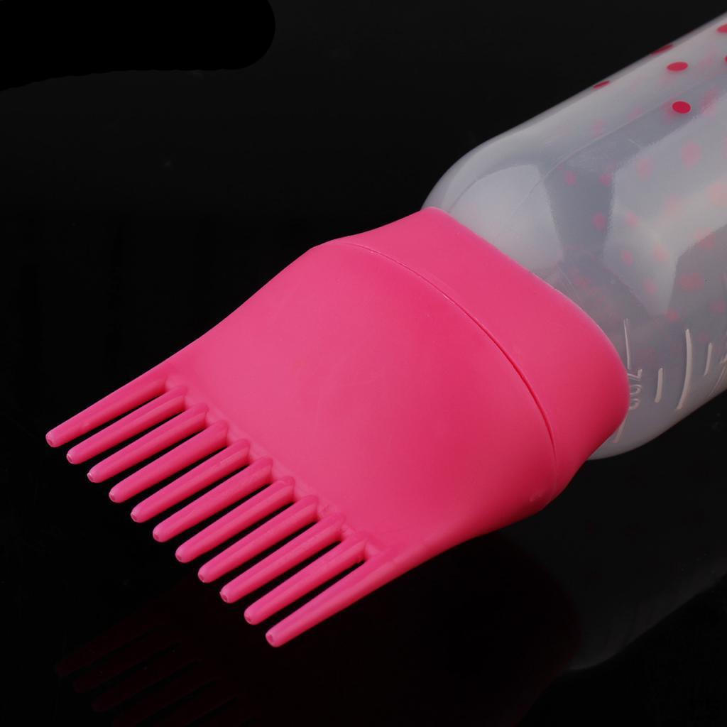 120ML Empty Hair Dye Dispensing Bottle Salon Dyeing Applicator