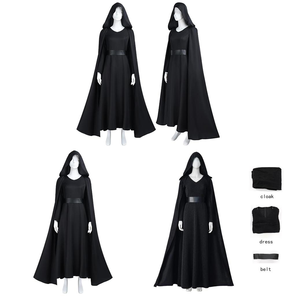 Star Wars 9 Dark Rey Cosplay Costume Set With Polyester Spandex For Anime Role Play
