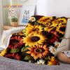 Dream Sun Flowers Nordic Daisy Yumuşak Battaniyeler, Sıcak Tut Atma Battaniyesi Piknik Yatakları Kanepe Ev Yatak Odası Hediyesi için Rahat Battaniye