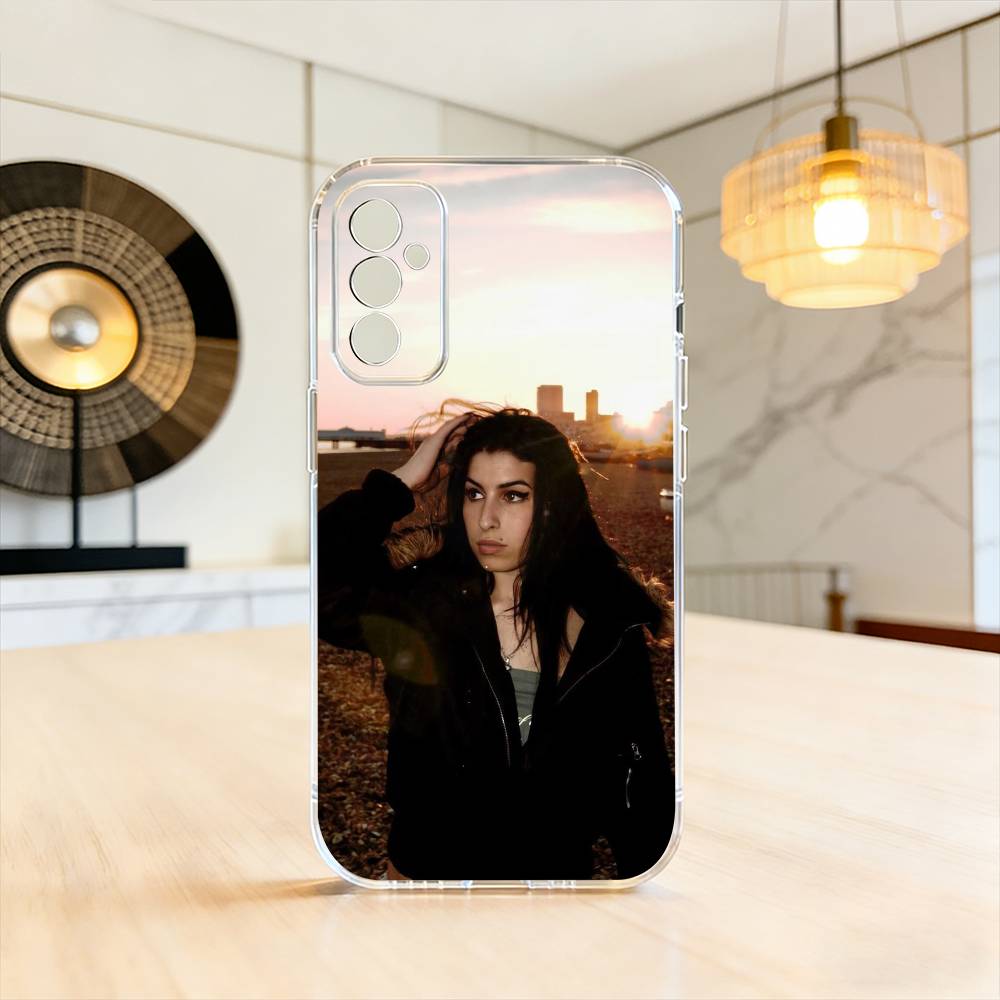 

A-Amy W-Winehouse Phone Case For SamsungA10,12,20,21S,30,31,40,50,51,52,70,71 Transparent Cover Samsung a12