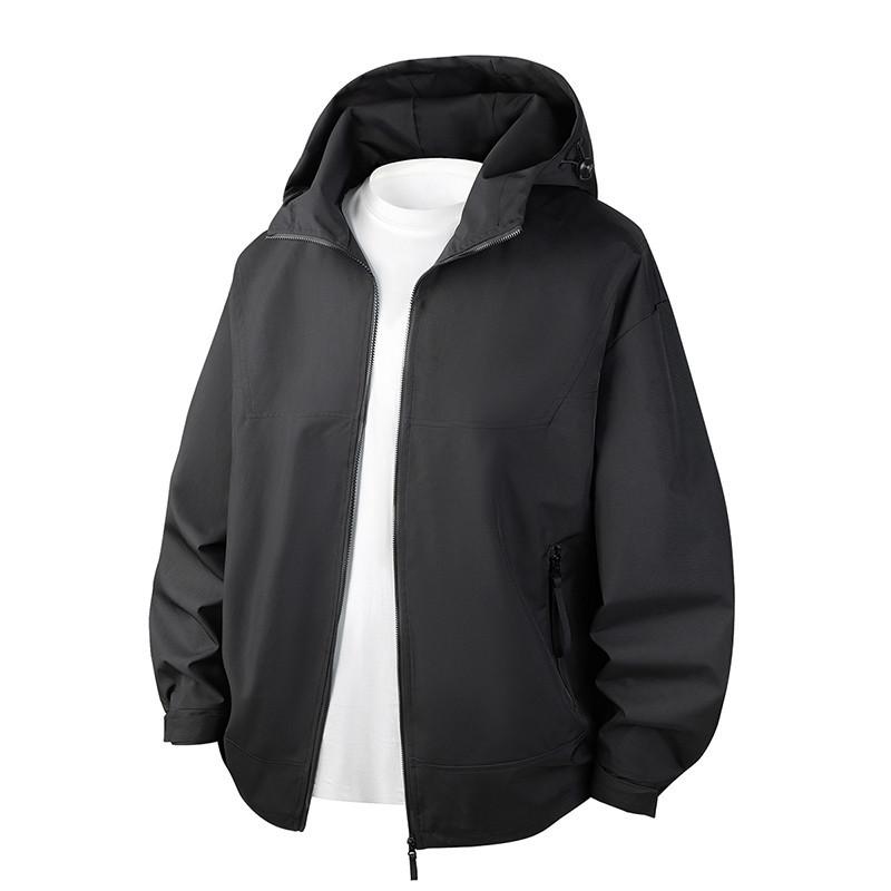 

Повседневная куртка высокого класса для мужской новой модной универсальной верхней одежды, трендовая куртка с капюшоном 3XL