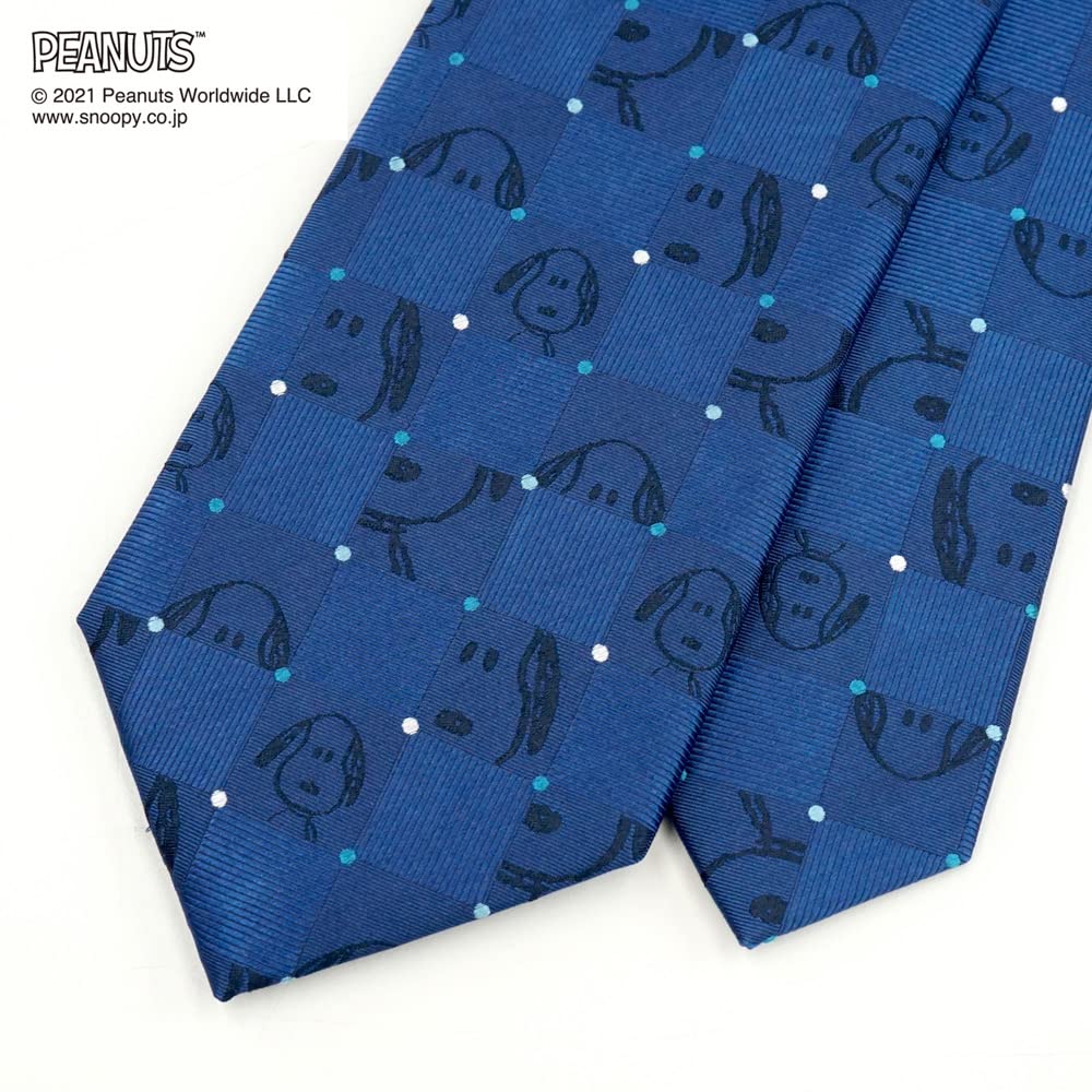 Tie Snoopy Necktie PN914462 Navy SNOOPY Business Brand Necktie Present [Peanuts]