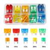 50/80/180pcs 5/10/15/20/30A Car Auto Small and Medium Blade Fuse Motorcycle Boat Truck Automotive Blade Fuse Assortment Set Fuses4