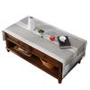 Rectangle Tablecloth Coffee Table Mat Table Mat Fabric Embroidery Jacquard Tassel Household Dust Cover