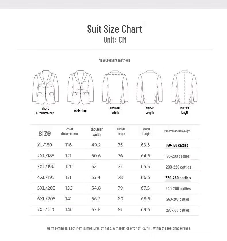 Men's Plus Size Jacquard Letter Business Casual Blazer