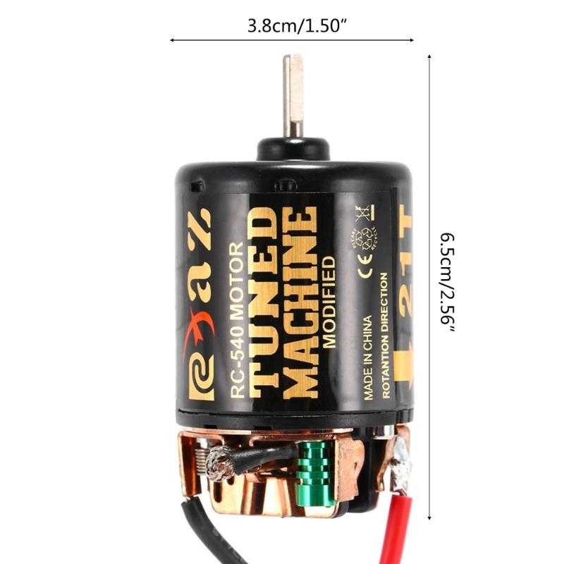 RC Motor 540 Brushed Waterproof Motor for 1/10 RC Crawler Car Axial SCX10 AXI03007 90046 TRX4 D90 Monsters Truck