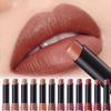 Matte Lipstick Crayon Highly Pigmented Long-Lasting Moisturizing Lipstick Natural Hydrating Finish Available In Berry Coral Pink and Red Shades