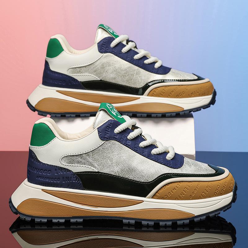 Nuove scarpe da corsa ammortizzate alla moda per esterni da uomo in mesh traspirante scarpe sportive versatili leggere