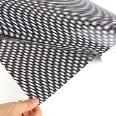 Pellicola a rete universale per auto, faro posteriore, fendinebbia, luce freno, pellicola per auto nera in PVC