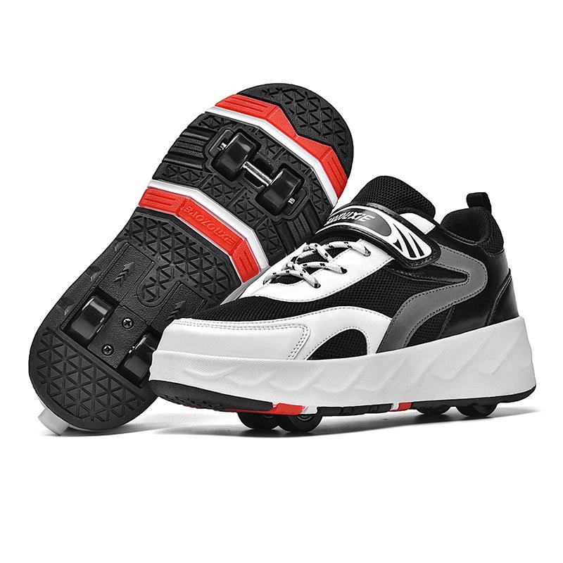Rechargeable Light-Up Roller Shoes, LED Lights, Children s and Adult Roller Skates with Wheels 31