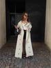 Luxury Double-Breasted Belted Trench Coat - 2025 Euro-American Spring/Fall Edition