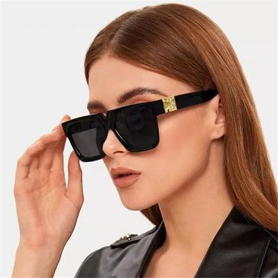 Unisex Fashion Ladies Square Okulary przeciwsłoneczne Damskie okulary przeciwsłoneczne Vintage niepolaryzacyjne Oversized Okulary przeciwsłoneczne