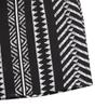 2026 Summer Geometric Print Elastic Waist Midi Skirt - European & American Ethnic Style