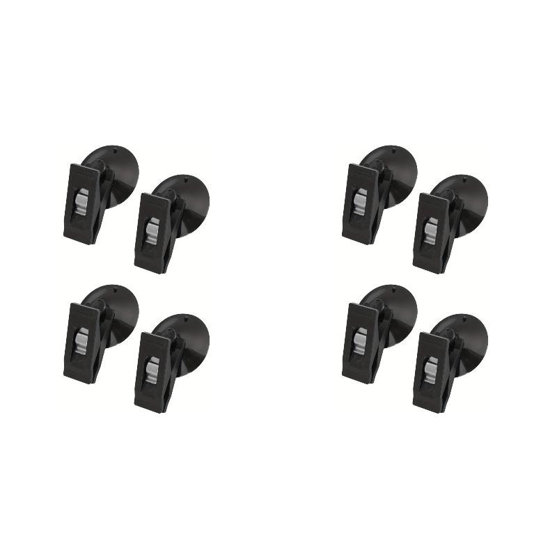 Suction Cup Ticket Clip Car Window Sucker Clip Interior Portable Removable Holder For Sunshade Curtain Car Accessories