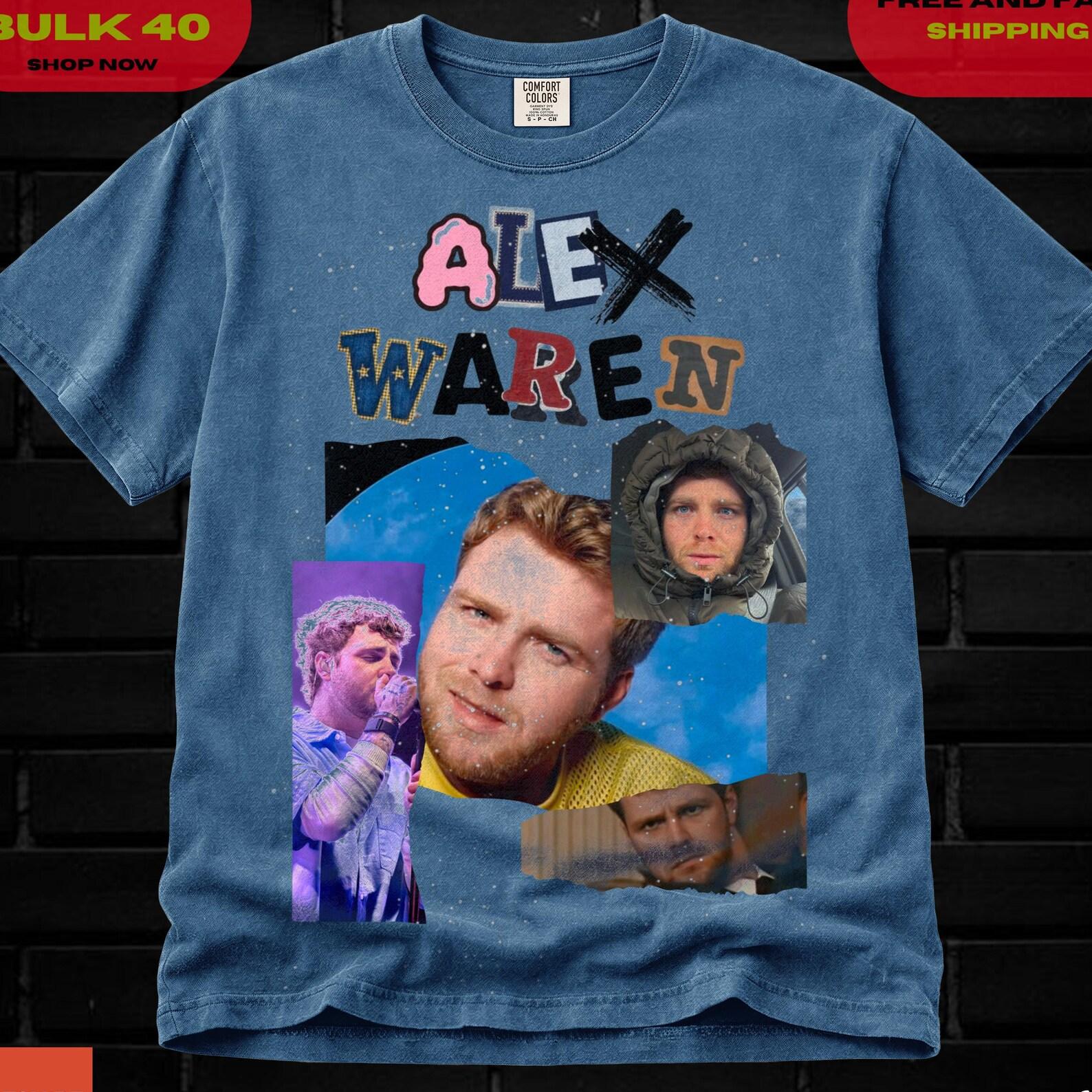 Alex Warren Merch, Color Collage, Alex Warren Shirt, Merch 2026 Alex Warren, Vintage Comfort Colors Oversized Shirt, Alex Warren Fan Gift S