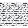 Shark Print Flannel Throw Blanket Ocean Marine Animal Soft Warm Lightweight Blanket for Sofa Bed Kids Room Home Decor Gift