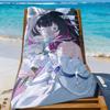 Columbina Genshin Impact Towel Sports Quick Dry Travel Camping Gear Sandproof Soft Light Large Beach Towel