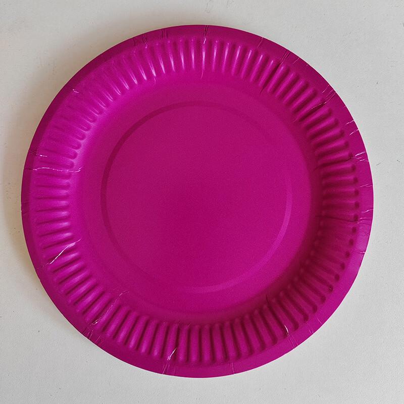 OIMG Disposable Bamboo Paper Plates