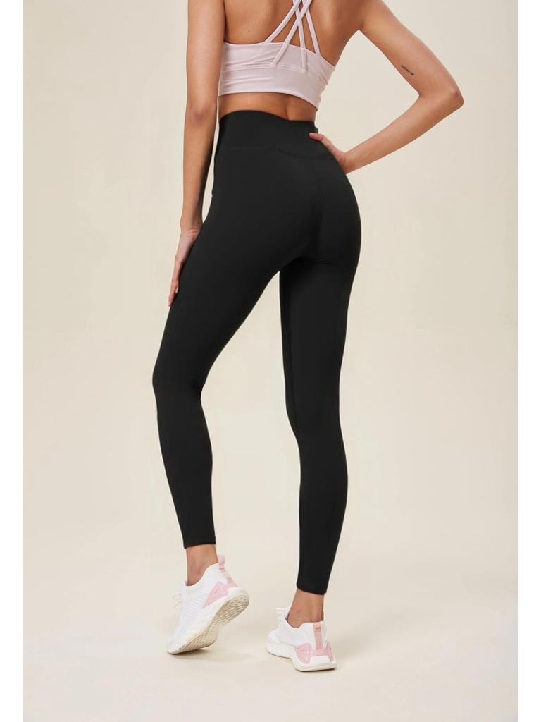 High Waist Yoga-Hose - Gerades Bein, Lockerer Schnitt, Hohe Elastizität, Po-Hebend, Outdoor-Fitness für Damen