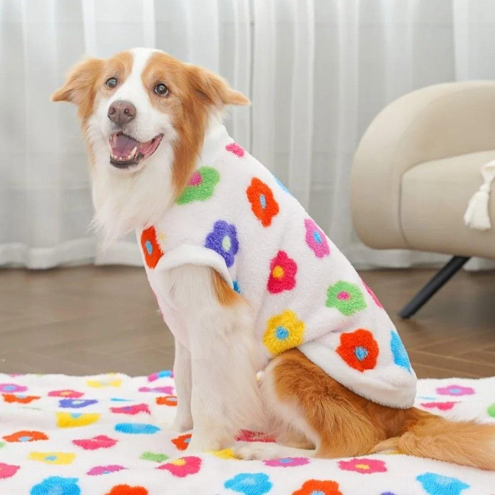 New XS-9XL Winter Puppy Clothes Cute Bear Pattern Dog Sweater Dog Vest Warm Fleece Pet Supplies Vest Pitbull New Year's Gift