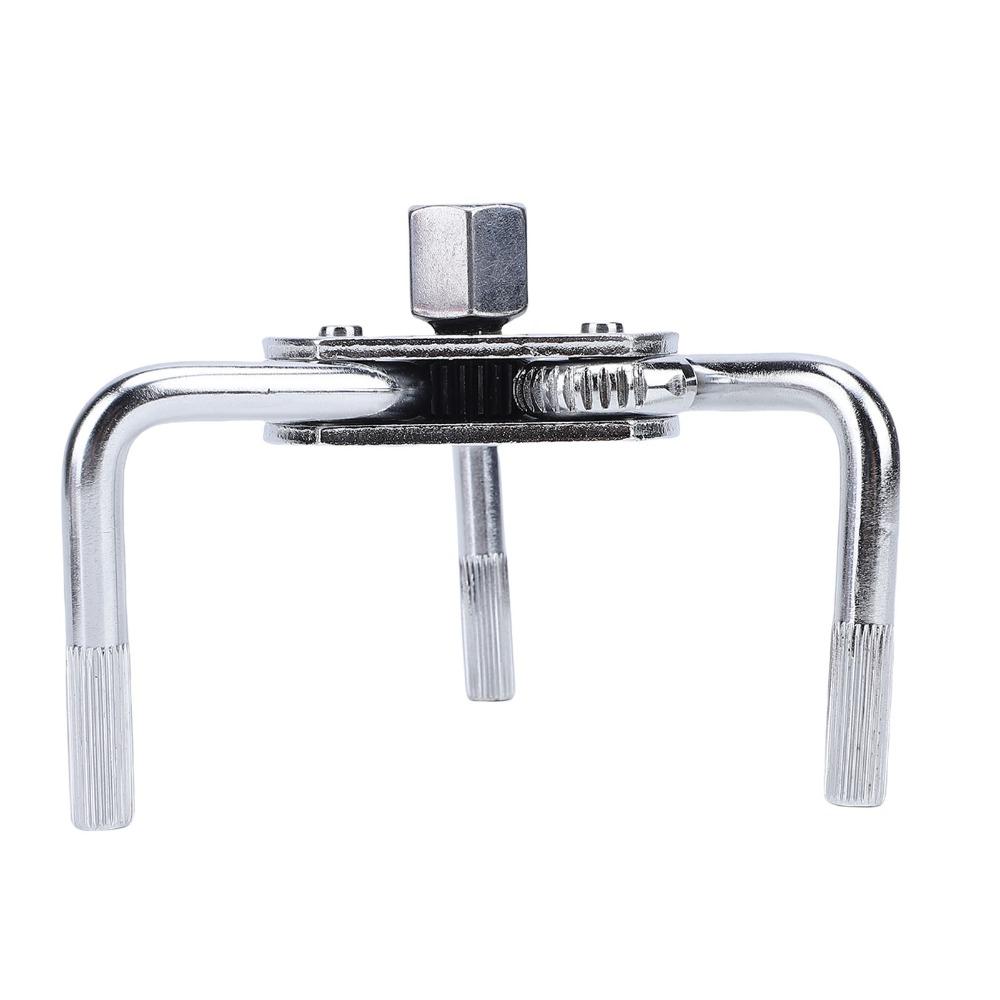 Sliver 3 Jaw Oil Filter Wrench Oil Filter Change Wrench  Trucks SUVs/Tractors/Motorcycles