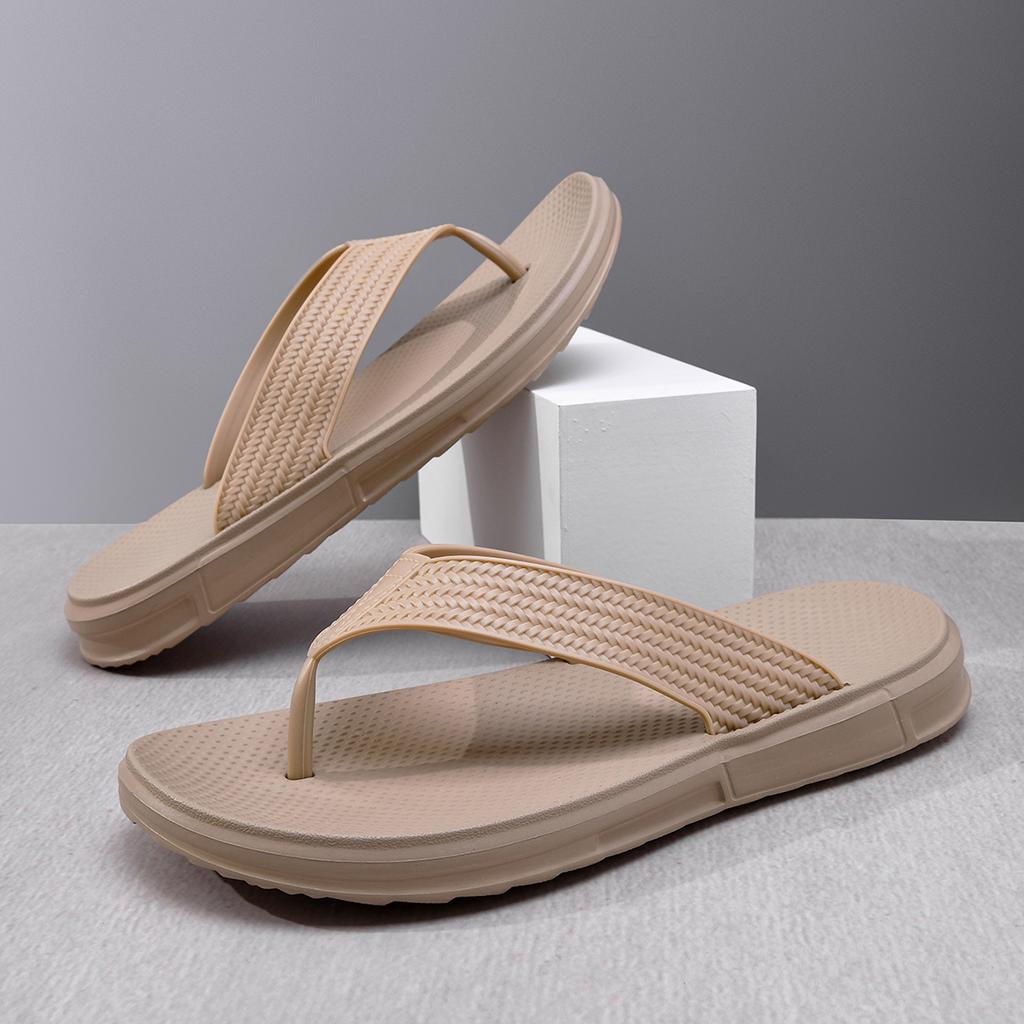 Summer Men Slippers Soft Thick Bottom Slippers Casual Home Shoes Flip Flops Eva Non-slip Beach Slides Sandals
