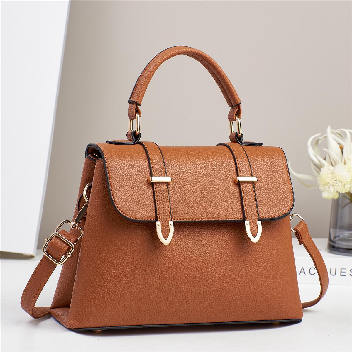 

Новая сумка женская 2025 модная женская сумочка, корейская версия высокотекстурной сумки через плечо, сумка через плечо 25*10*19 хаки