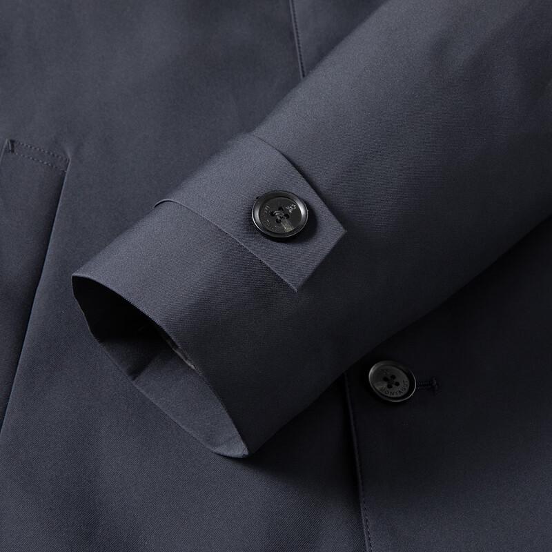MONTAGUT Men's Stylish Mid-length Windproof Trench Coat