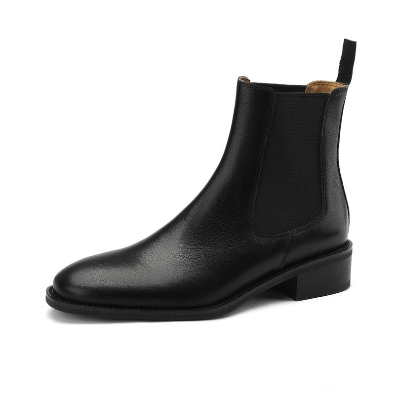 Fashion AIYUQI 2025 new women's Chelsea boots Anti-slip retro lace-up work boots for women Large size low-heeled female winter shoes