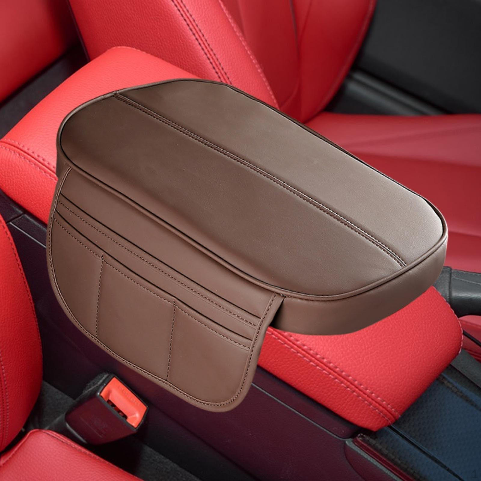 

Подлокотник автомобиля Подушка Подлокотник Покрытие Устойчивый к царапинам Простая установка Крышка центральной консоли кофейный