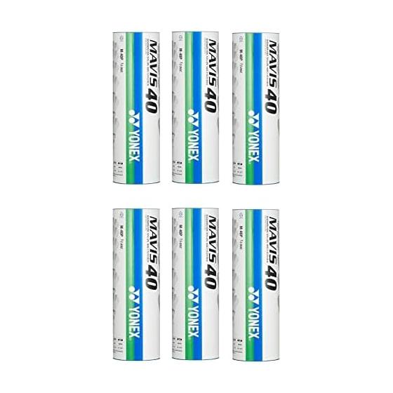 YONEX Badminton Shuttle Mavis 40P (Nylon + Synthetic Cork) M-40P
